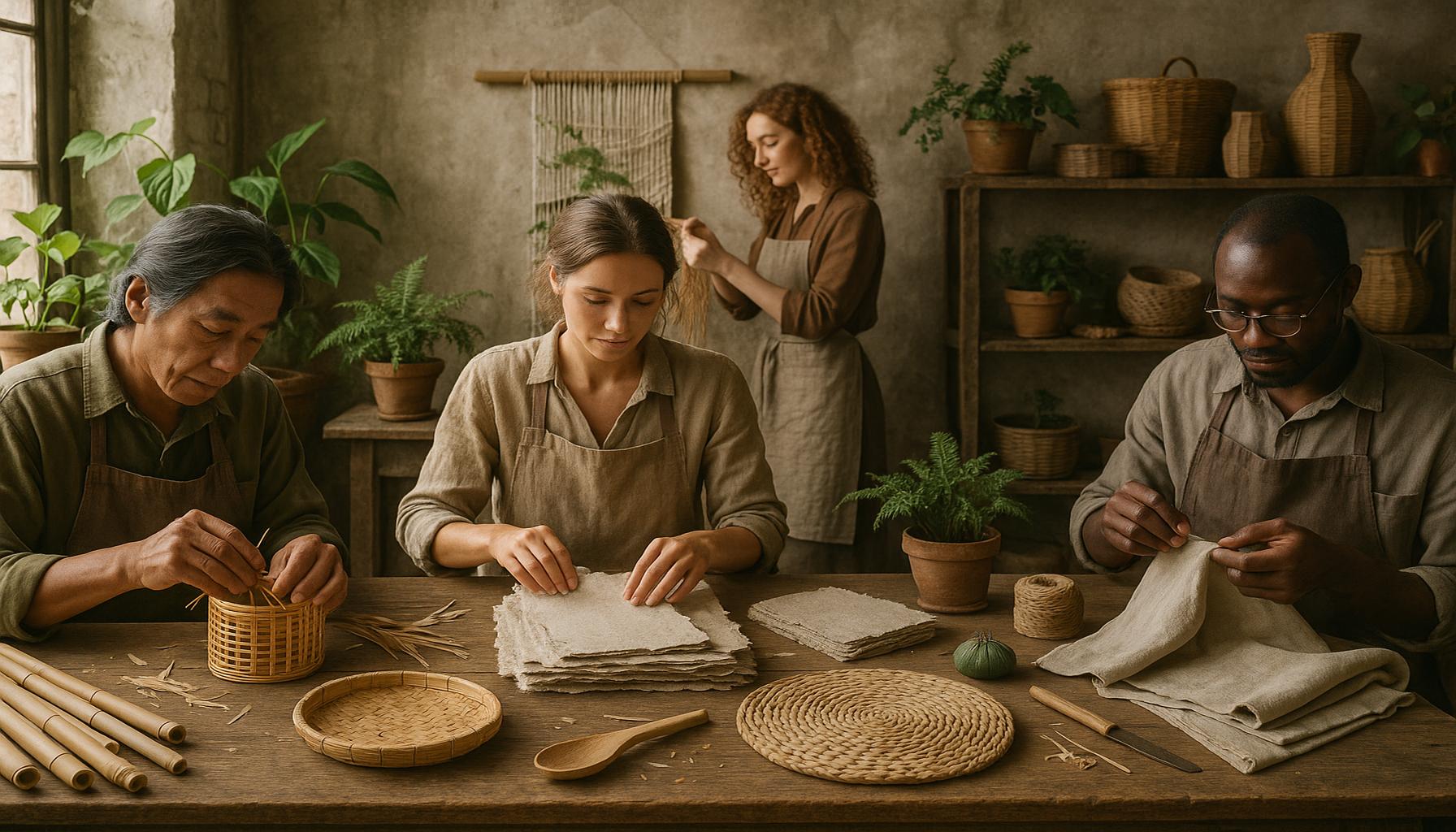 Sustainability in Handicrafts: Eco-Friendly Materials and Conscious Practices