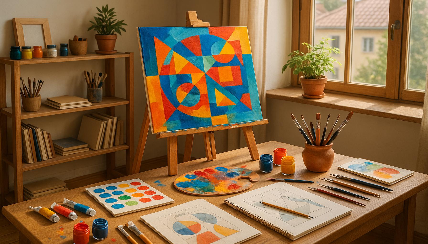 Visual Design Techniques for Creating Art Projects at Home